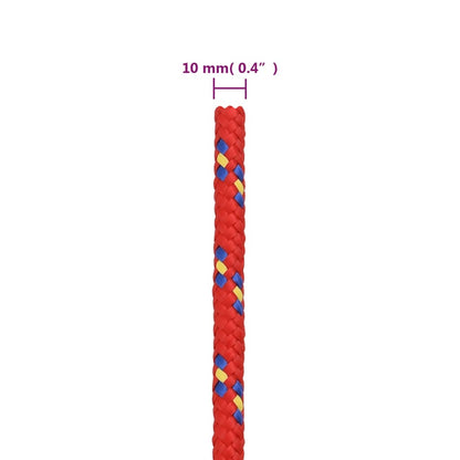 Corda per barca Rossa 10 mm 25 m in Polipropilene - homemem39