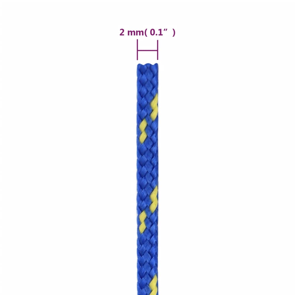 Corda per barca Blu 2 mm 50 m in Polipropilene - homemem39