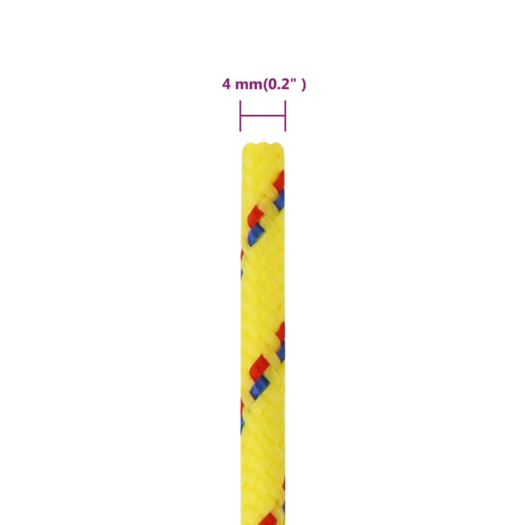 Corda per barca Gialla 4 mm 250 m in Polipropilene - homemem39