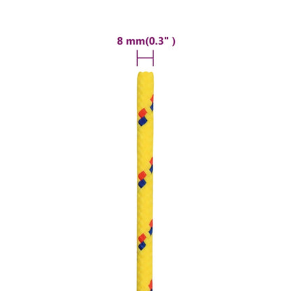 Corda per barca Gialla 8 mm 500 m in Polipropilene - homemem39