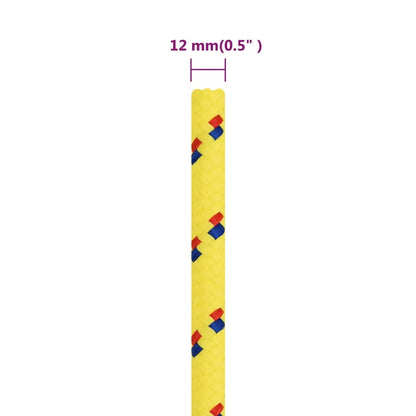 Corda per barca Gialla 12 mm 100 m in Polipropilene - homemem39