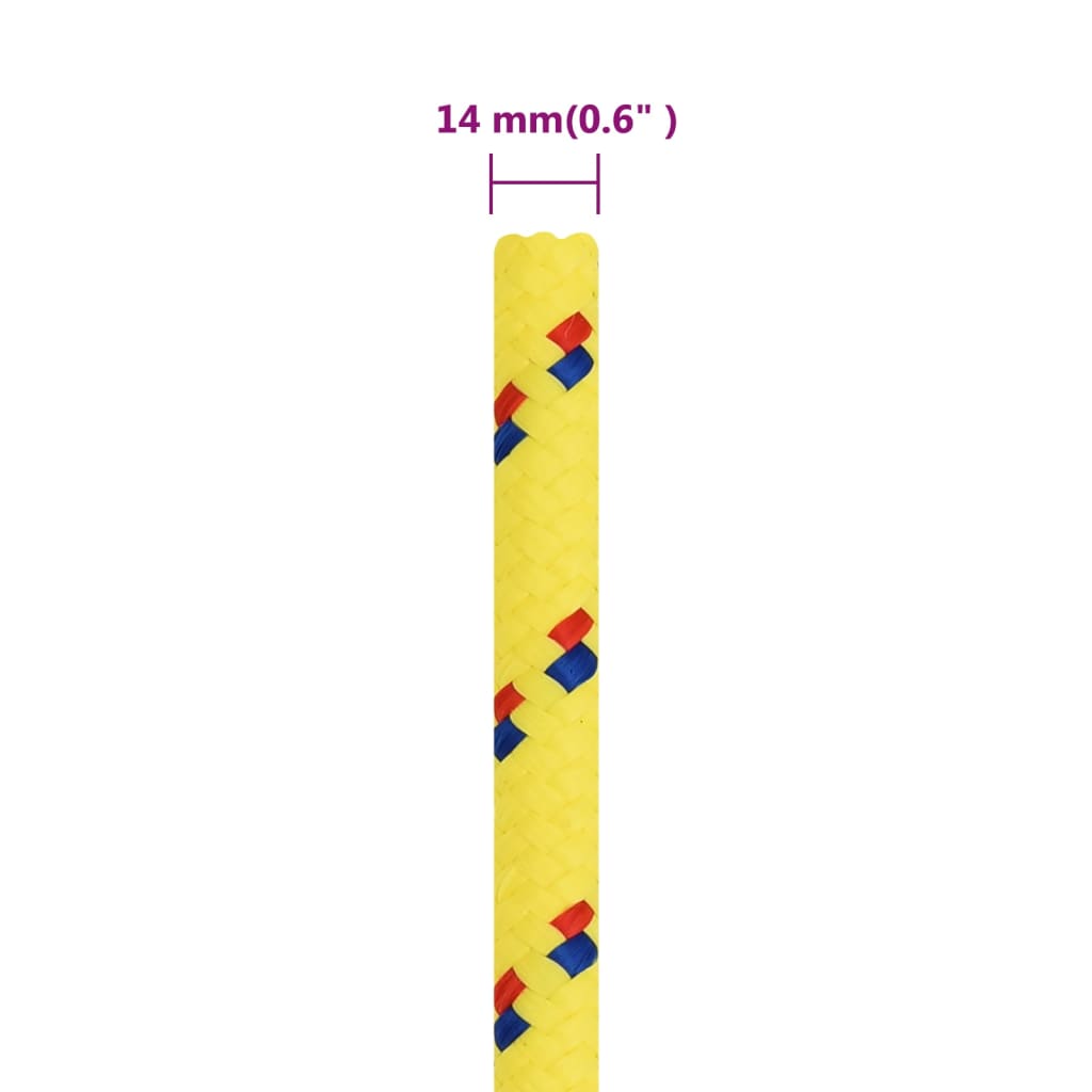 Corda per barca Gialla 14 mm 50 m in Polipropilene - homemem39