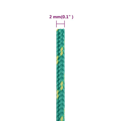 Corda per barca Verde 2 mm 50 m in Polipropilene - homemem39