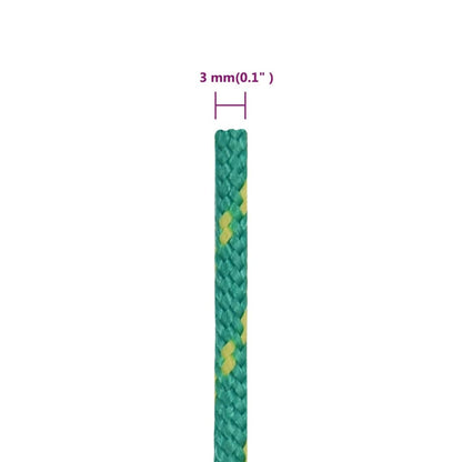 Corda per barca Verde 3 mm 100 m in Polipropilene - homemem39