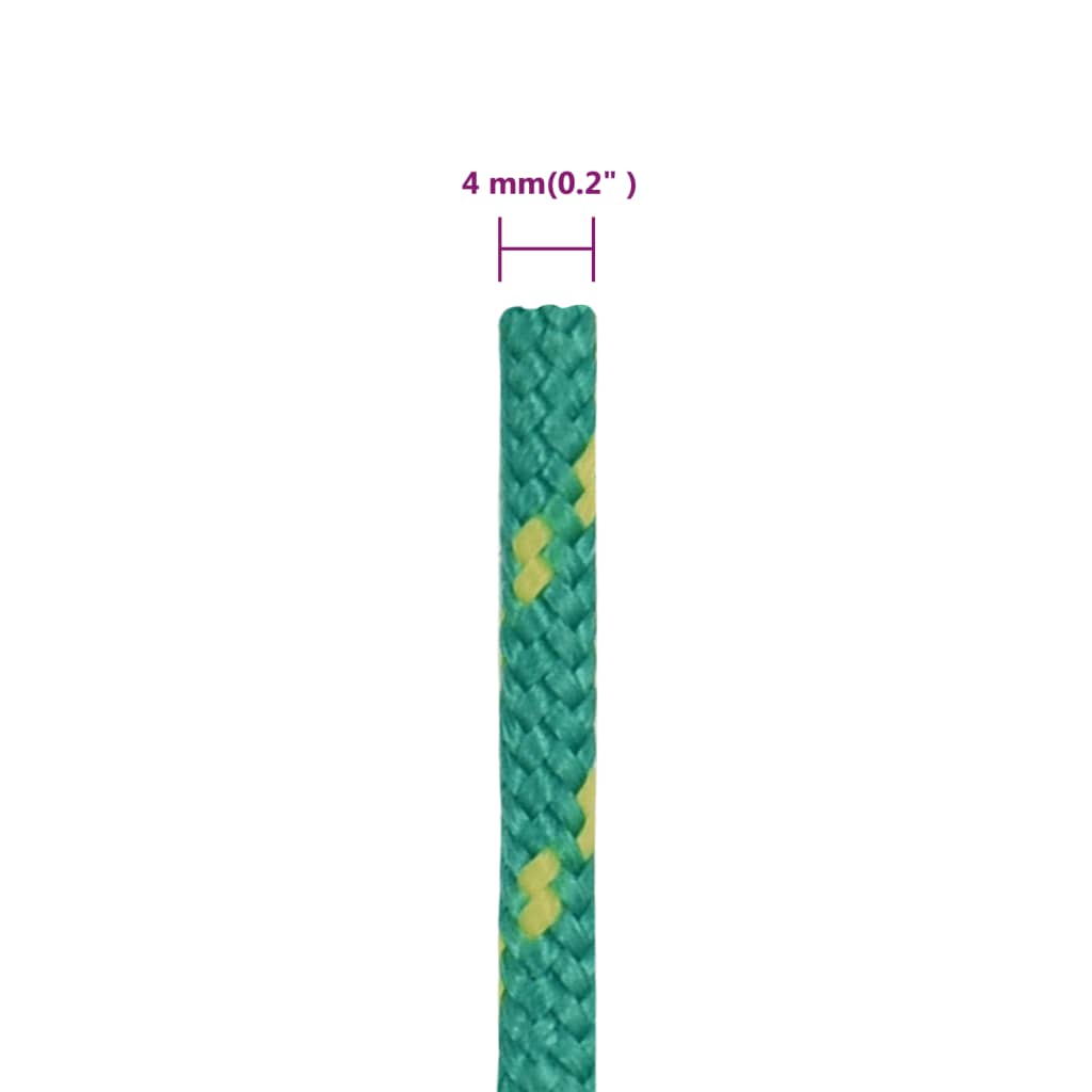 Corda per barca Verde 4 mm 250 m in Polipropilene - homemem39