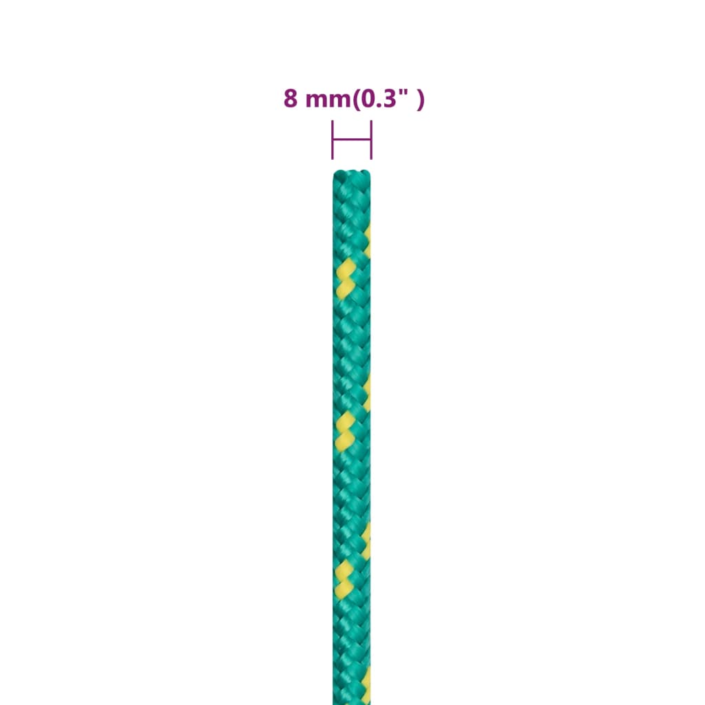 Corda per barca Verde 8 mm 25 m in Polipropilene - homemem39