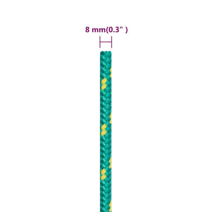 Corda per barca Verde 8 mm 25 m in Polipropilene - homemem39