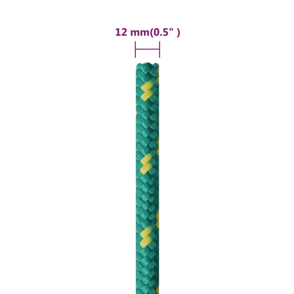 Corda per barca Verde 12 mm 50 m in Polipropilene - homemem39