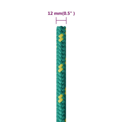 Corda per barca Verde 12 mm 100 m in Polipropilene