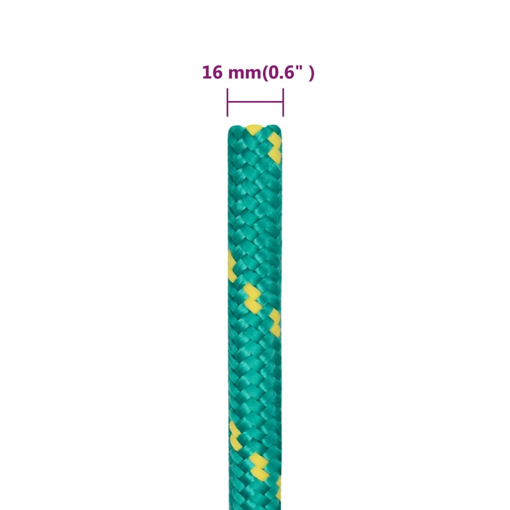 Corda per barca Verde 16 mm 250 m in Polipropilene - homemem39