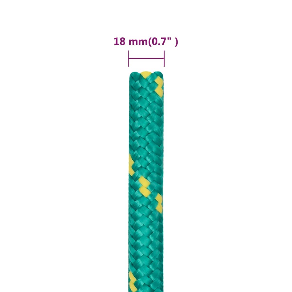 Corda per barca Verde 18 mm 25 m in Polipropilene - homemem39