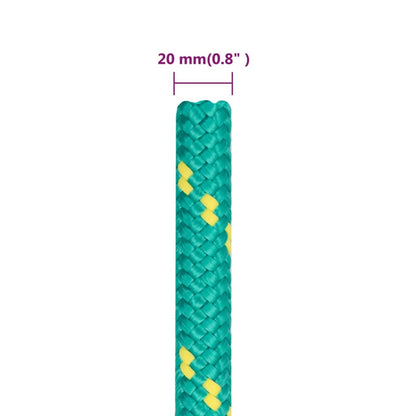 Corda per barca Verde 20 mm 25 m in Polipropilene - homemem39