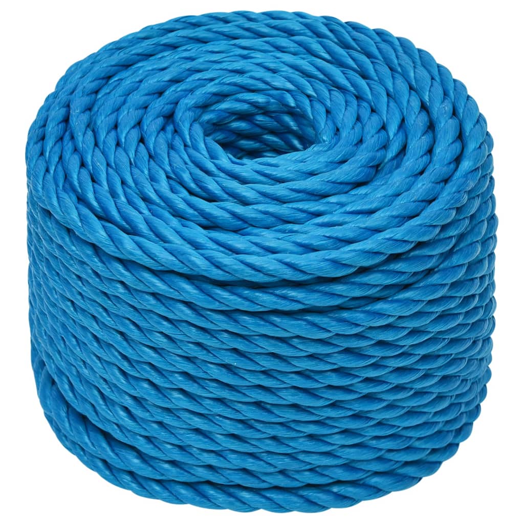 Corda da Lavoro Blu 10 mm 50 m in Polipropilene - homemem39