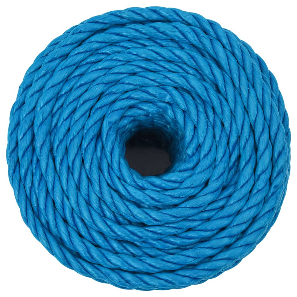 Corda da Lavoro Blu 14 mm 50 m in Polipropilene - homemem39