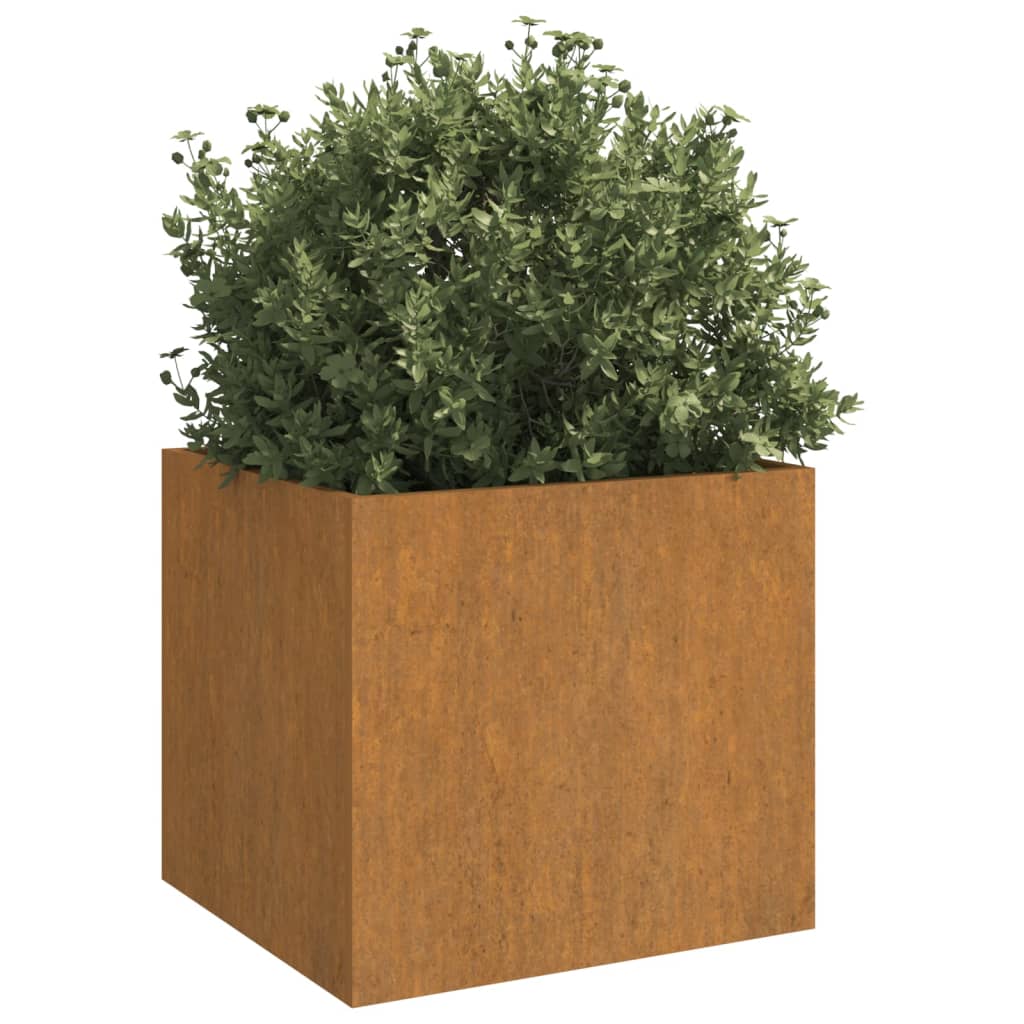 Fioriera 32x30x29 cm Acciaio Corten - homemem39