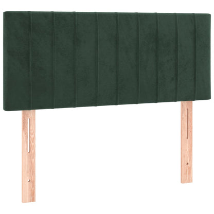 Testiera Verde scuro 90x5x78/88 cm in Velluto - homemem39