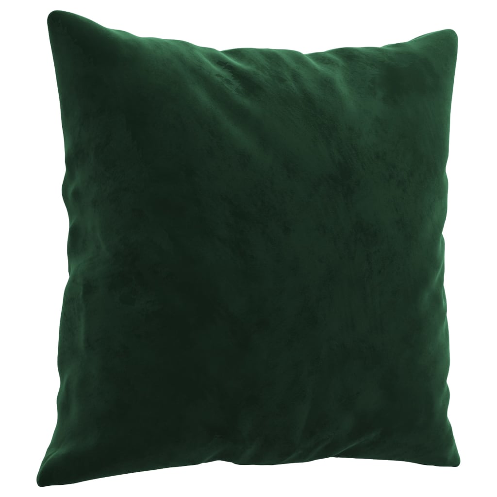 Cuscini Decorativi 2 pz Verde Scuro 40x40 cm in Velluto - homemem39