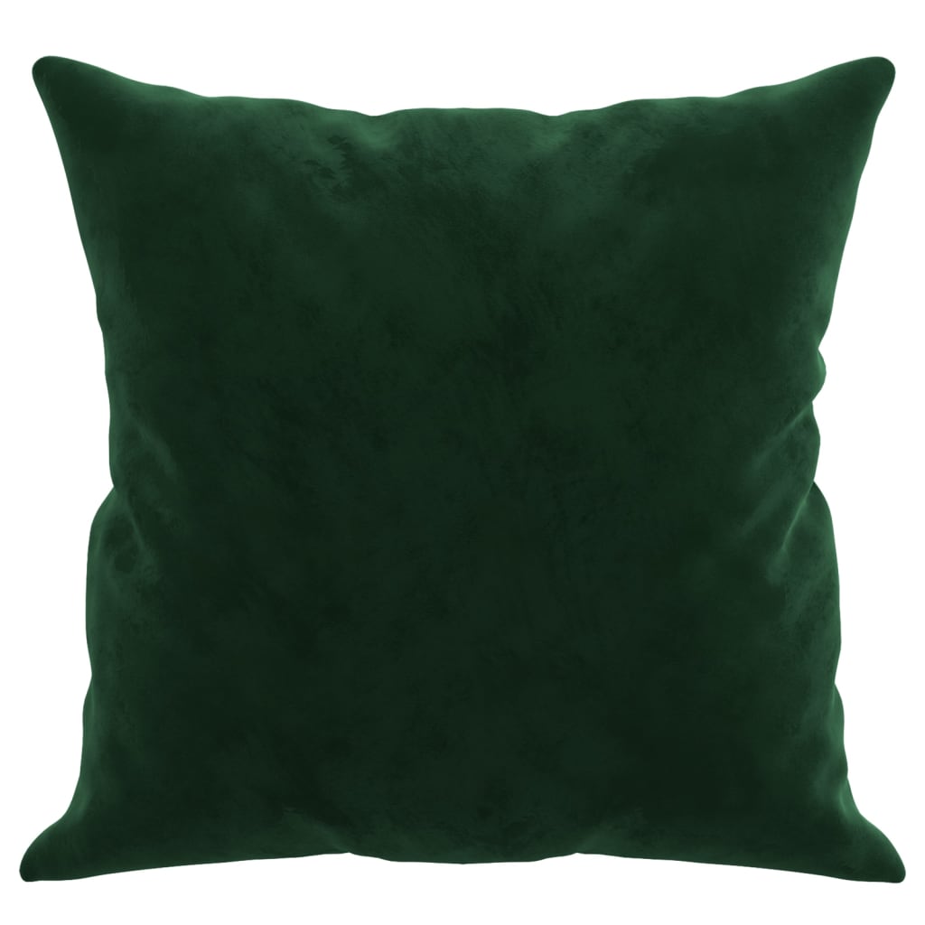 Cuscini Decorativi 2 pz Verde Scuro 40x40 cm in Velluto - homemem39