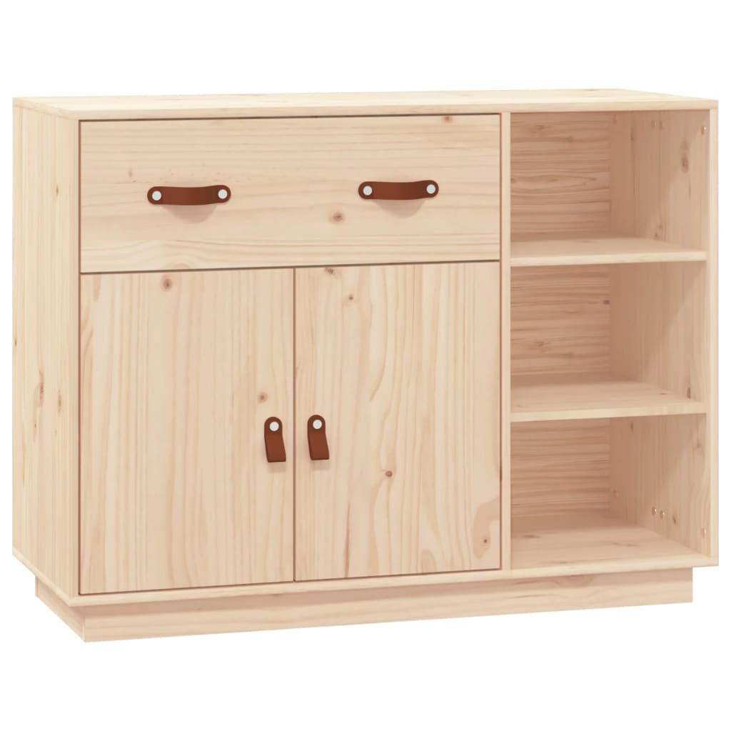 Credenza 98,5x40x75 cm in Legno Massello di Pino