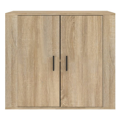 Credenza Rovere Sonoma 80x33x70 cm in Legno Multistrato - homemem39