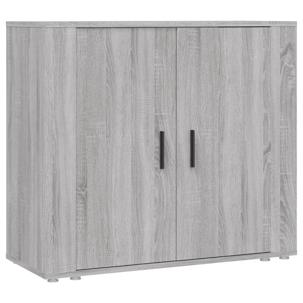 Credenza Grigio Sonoma 80x33x70 cm in Legno Multistrato - homemem39