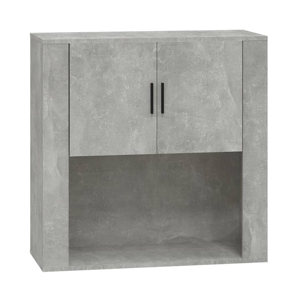 Mobile a Parete Grigio Cemento 80x33x80 cm in Legno Multistrato - homemem39