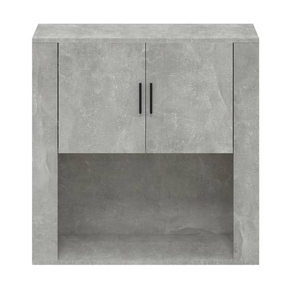 Mobile a Parete Grigio Cemento 80x33x80 cm in Legno Multistrato - homemem39