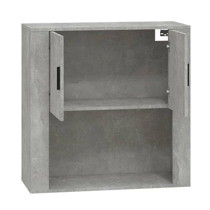 Mobile a Parete Grigio Cemento 80x33x80 cm in Legno Multistrato - homemem39