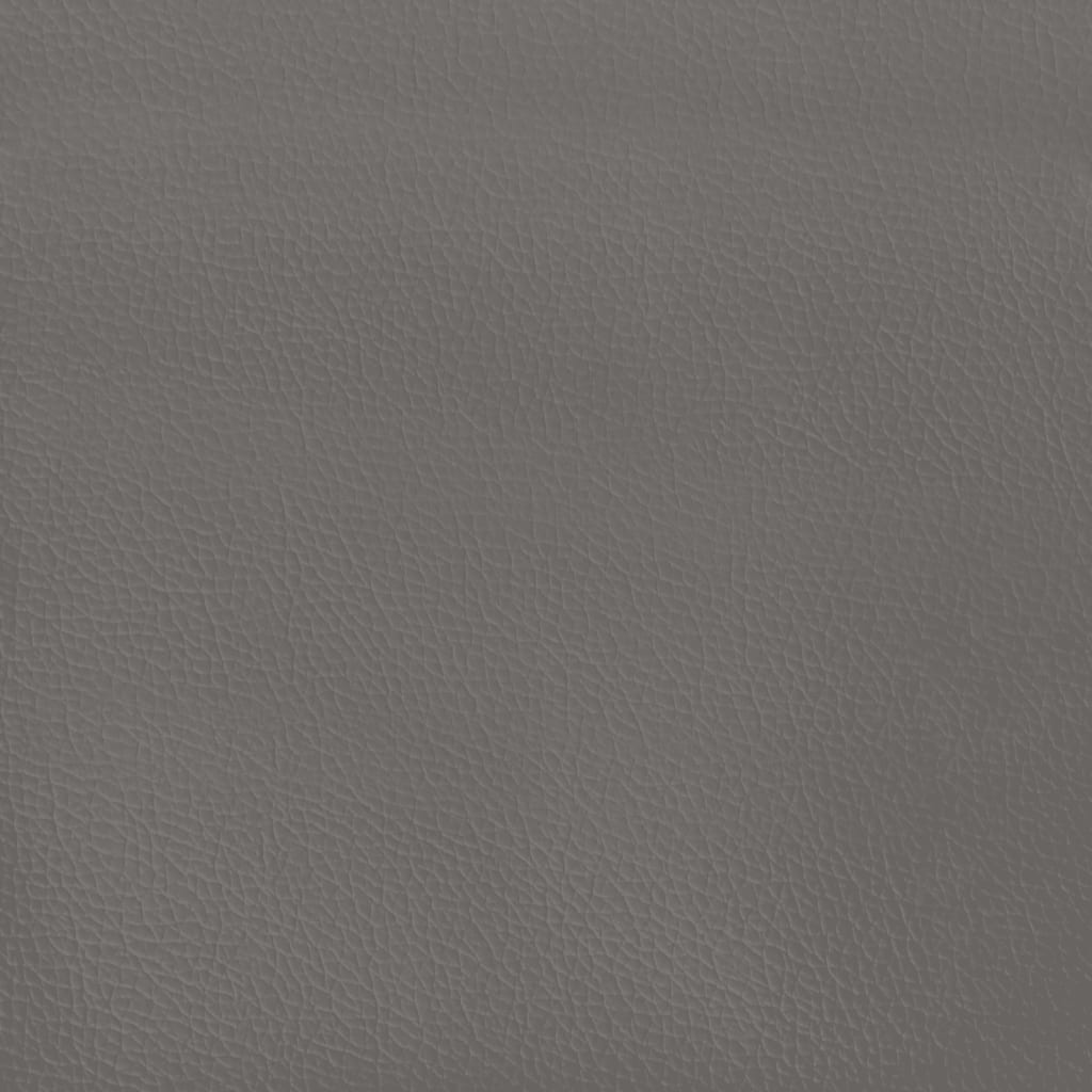 Testiera ad Orecchio Grigio 147x16x78/88 cm in Similpelle