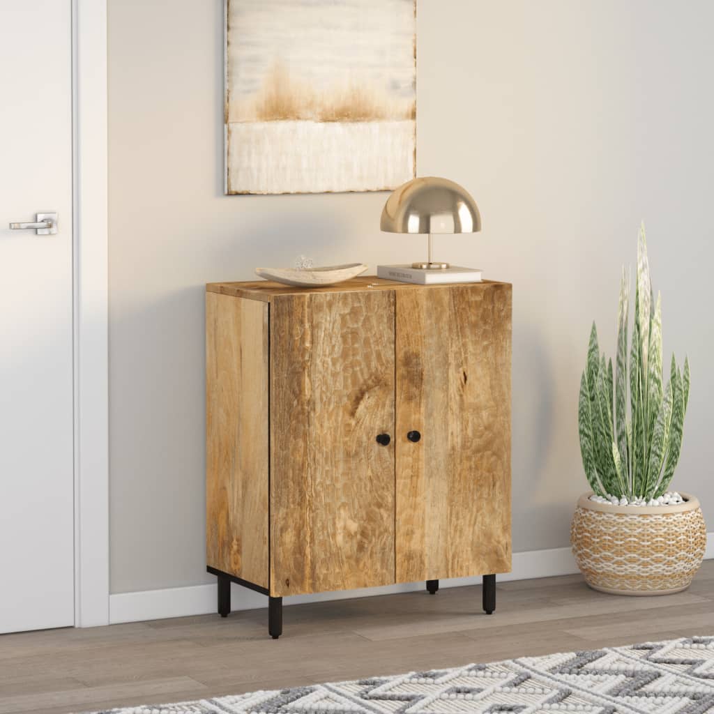 Credenza 60x33x75 cm in Legno Massello di Mango - homemem39