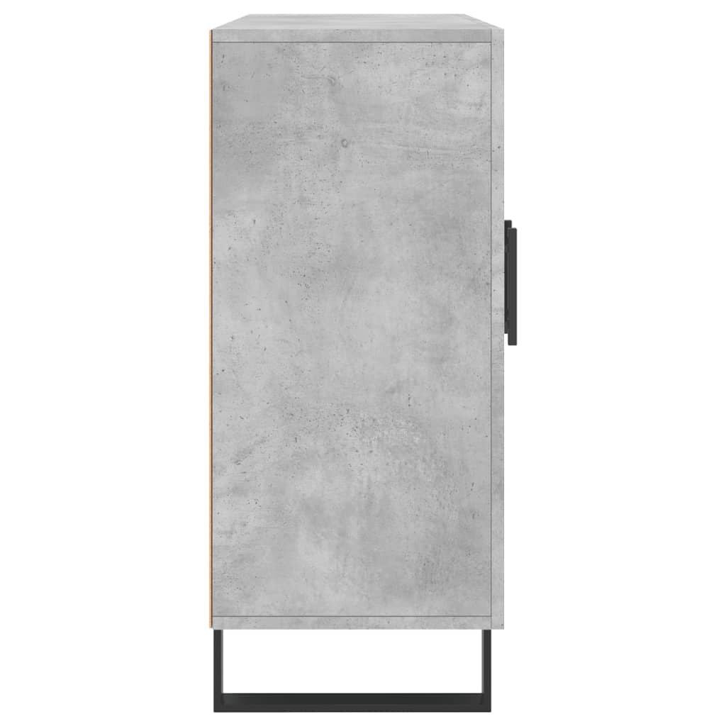 Credenza Grigio Cemento 90x34x80 cm in Legno Multistrato - homemem39