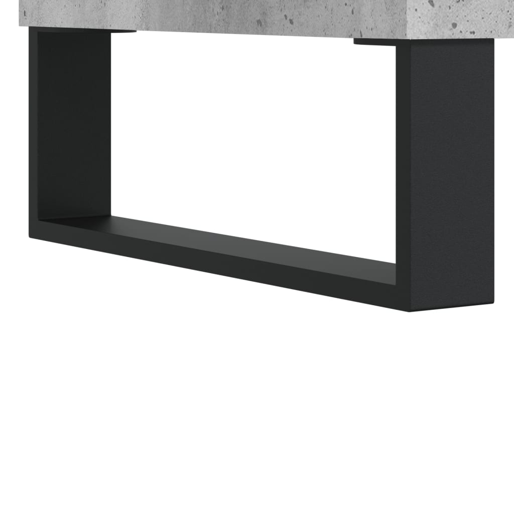 Credenza Grigio Cemento 90x34x80 cm in Legno Multistrato - homemem39