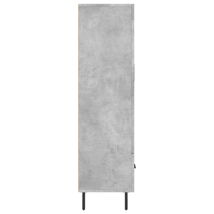 Credenza Grigio Cemento 69,5x31x115 cm in Legno Multistrato - homemem39