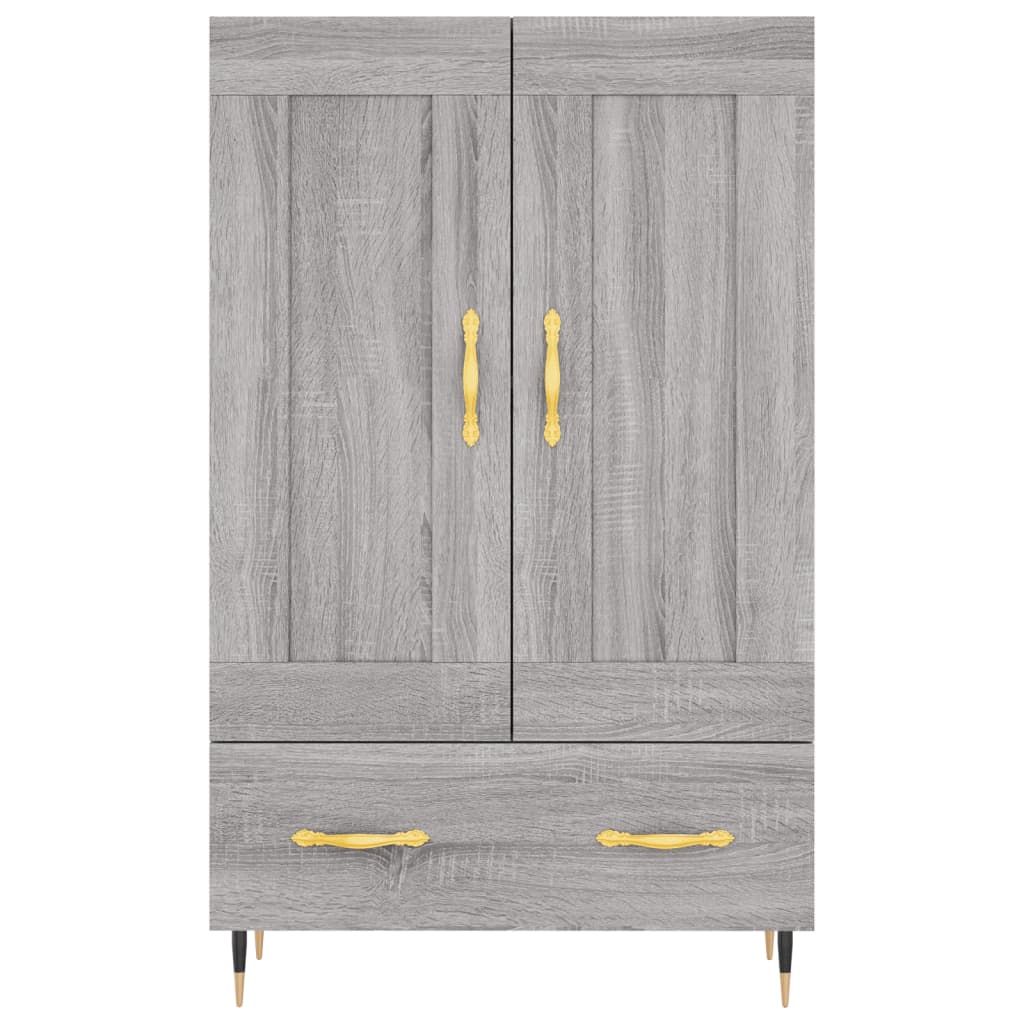 Credenza Grigio Sonoma 69,5x31x115 cm in Legno Multistrato - homemem39