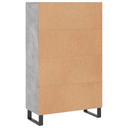 Credenza Grigio Cemento 69,5x31x115 cm in Legno Multistrato - homemem39