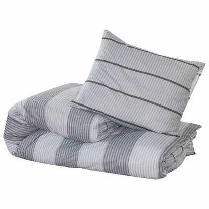 Set Copripiumino Grigio 140x200 cm in Cotone - homemem39