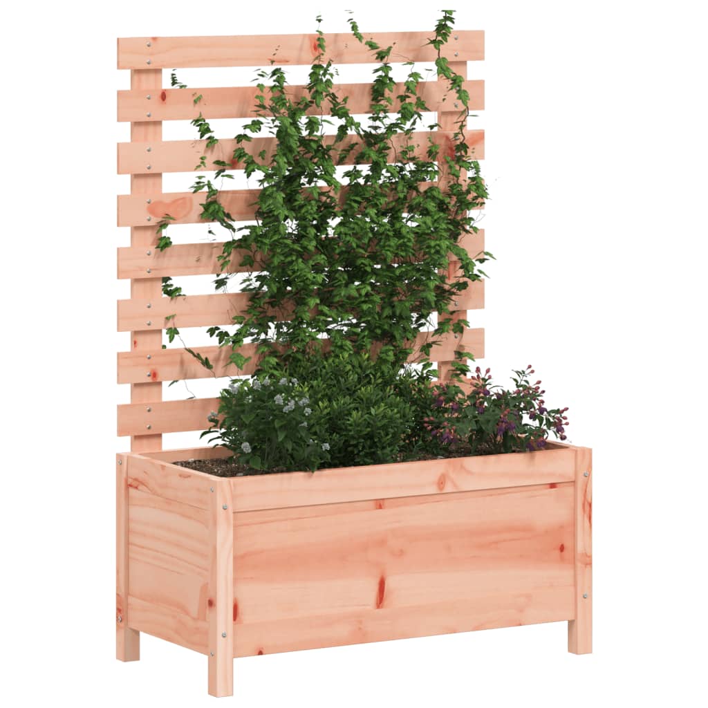 Fioriera Giardino con Rastrelliera 79x39,5x114cm Legno Douglas - homemem39