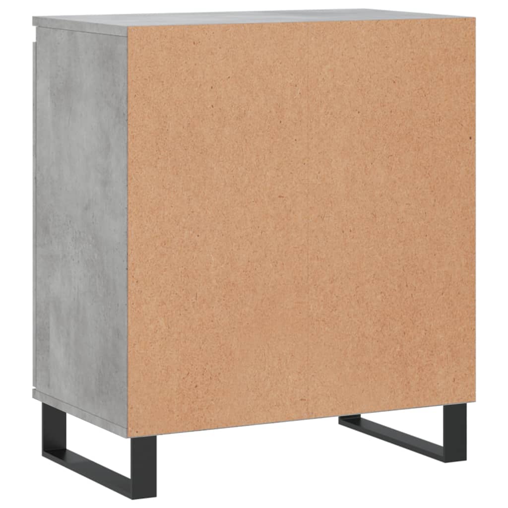 Credenza Grigio Cemento 60x35x70 cm in Legno Multistrato