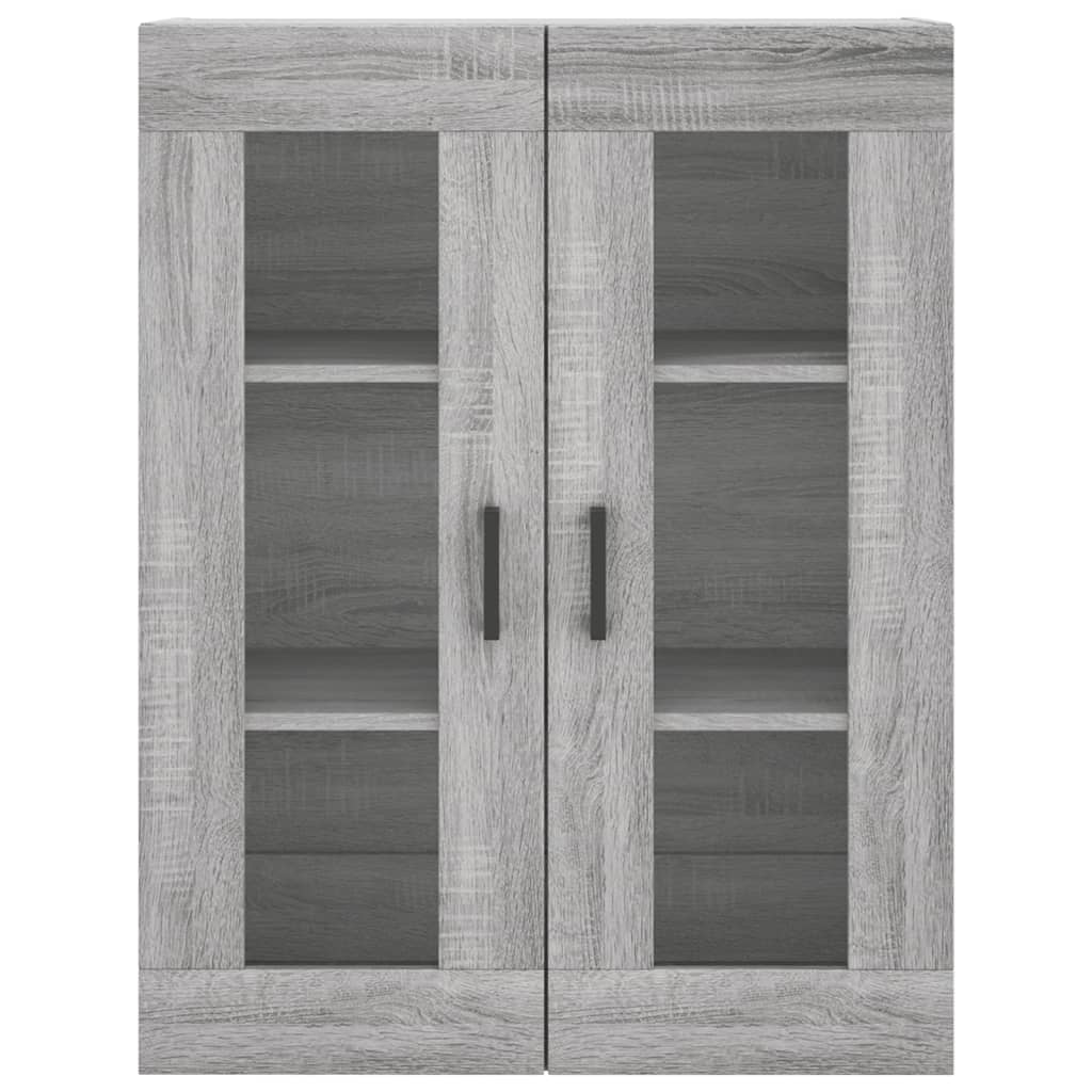 Mobile a Parete Grigio Sonoma 69,5x34x90 cm - homemem39