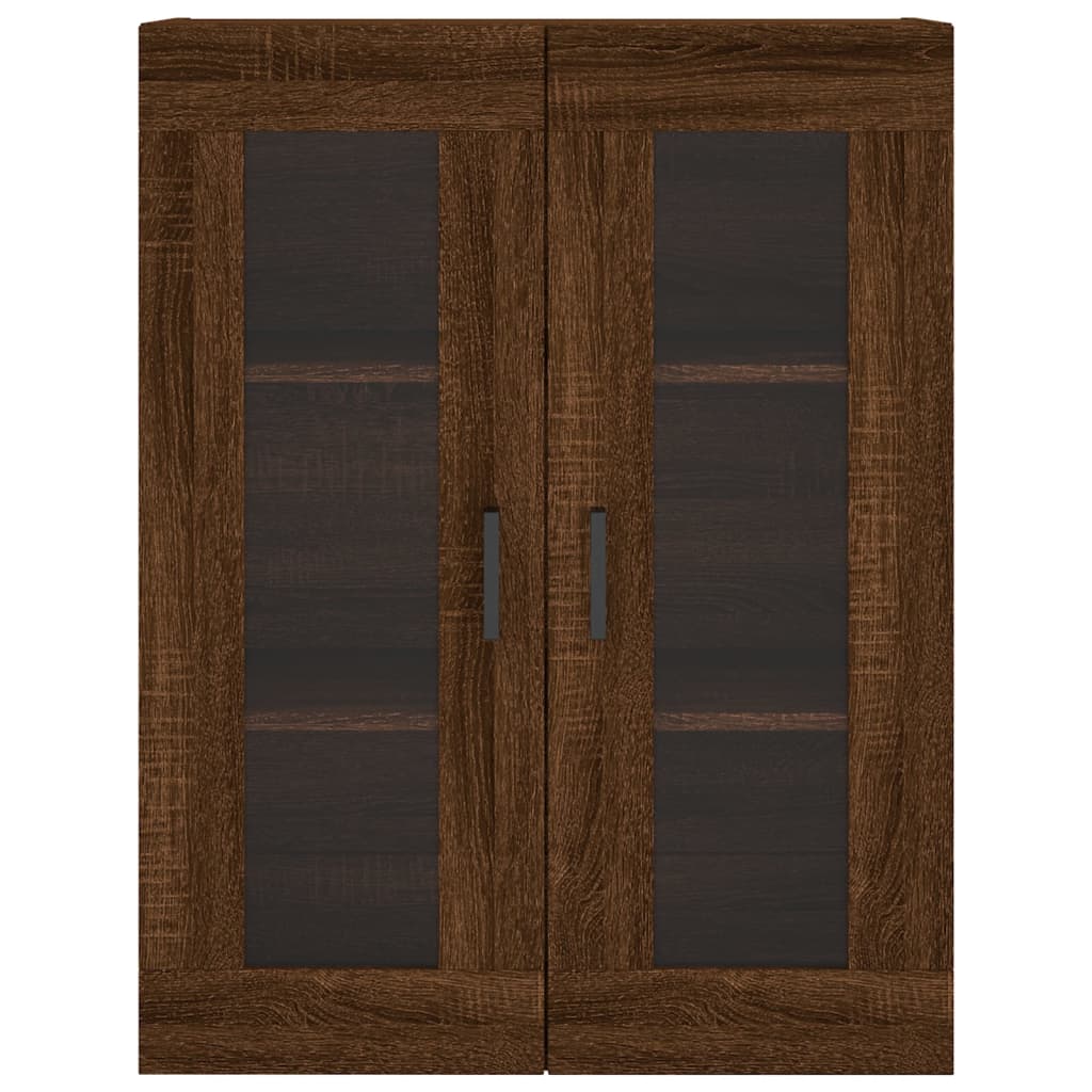 Mobile a Parete Rovere Marrone 69,5x34x90 cm - homemem39