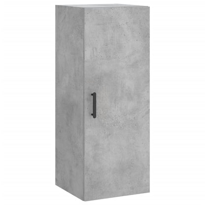 Mobile a Parete Grigio Cemento 34,5x34x90 cm - homemem39