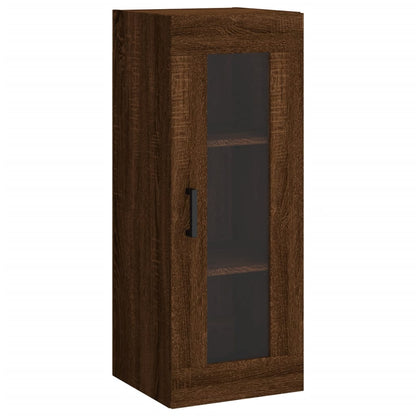 Mobile a Parete Rovere Marrone 34,5x34x90 cm