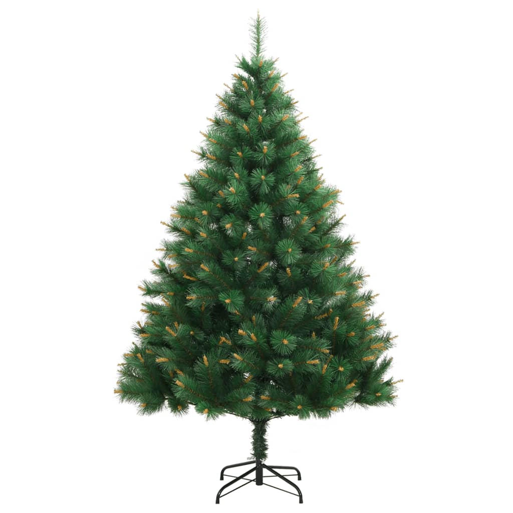 Albero di Natale Artificiale Incernierato con Base 120 cm