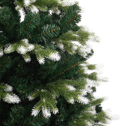 Albero Natale Artificiale Incernierato con Neve Fioccata 120 cm - homemem39