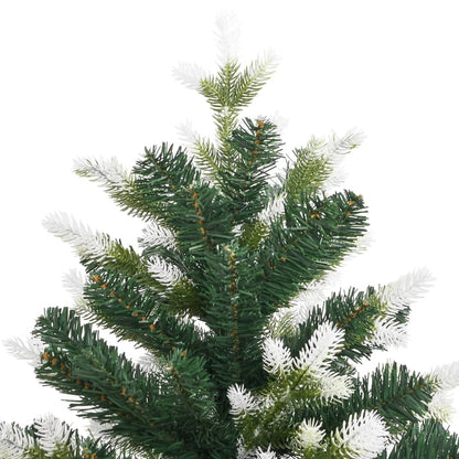 Albero Natale Artificiale Incernierato con Neve Fioccata 120 cm - homemem39