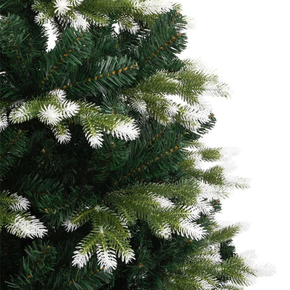 Albero Natale Artificiale Incernierato con Neve Fioccata 150 cm - homemem39