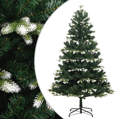 Albero Natale Artificiale Incernierato con Neve Fioccata 180 cm - homemem39