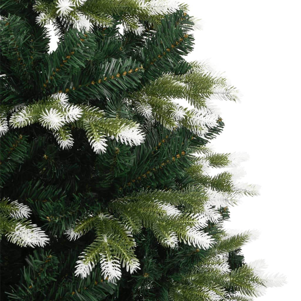 Albero Natale Artificiale Incernierato con Neve Fioccata 180 cm - homemem39