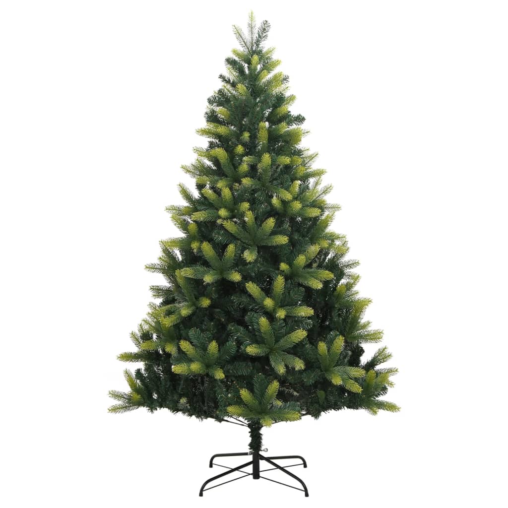 Albero di Natale Artificiale Incernierato con Base 210 cm