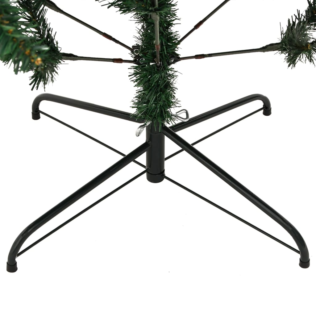 Albero di Natale Artificiale Incernierato con Base 210 cm - homemem39